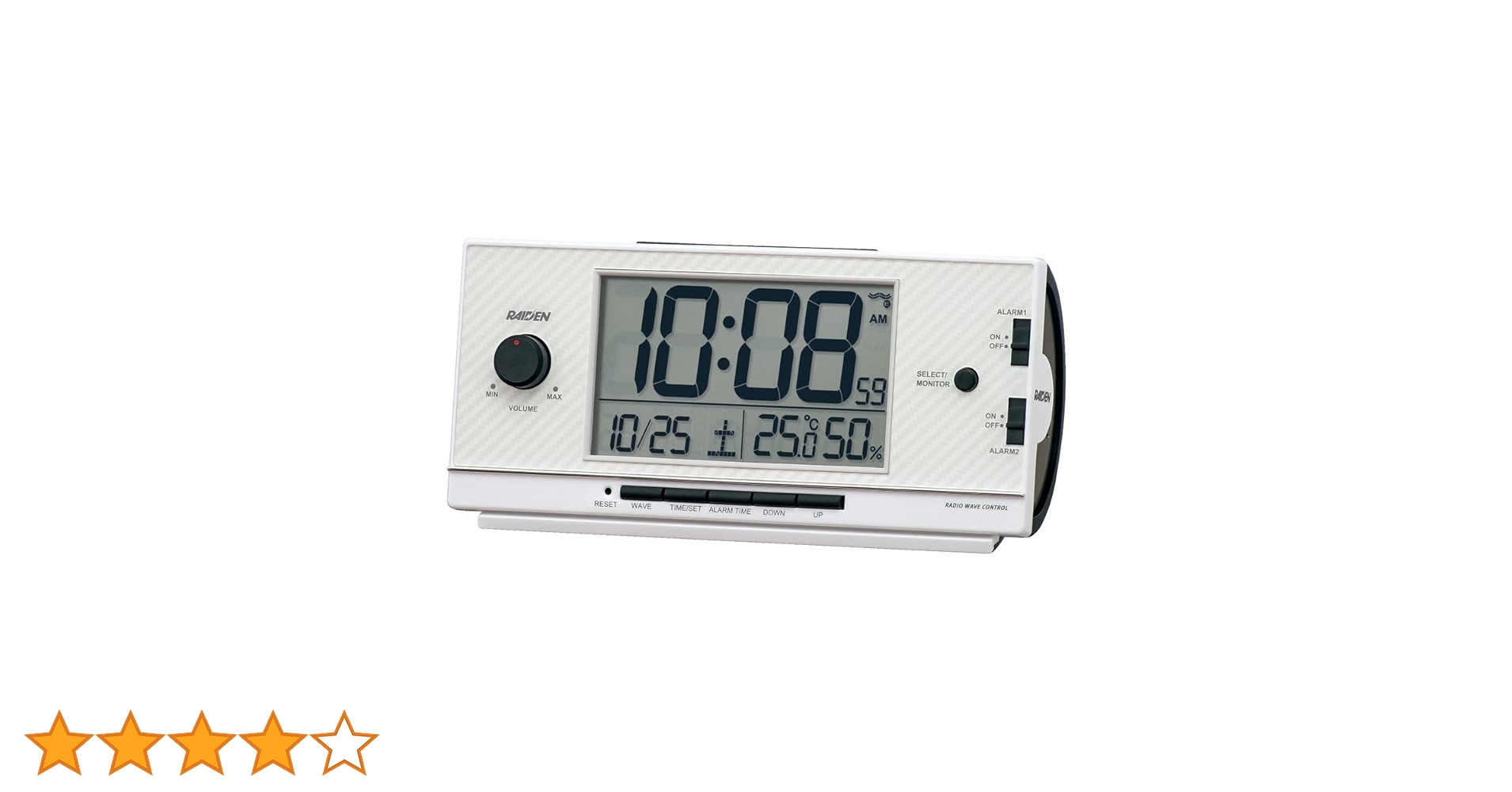 Amazon.co.jp: セイコークロック 目覚まし時計 電波 デジタル 大音量